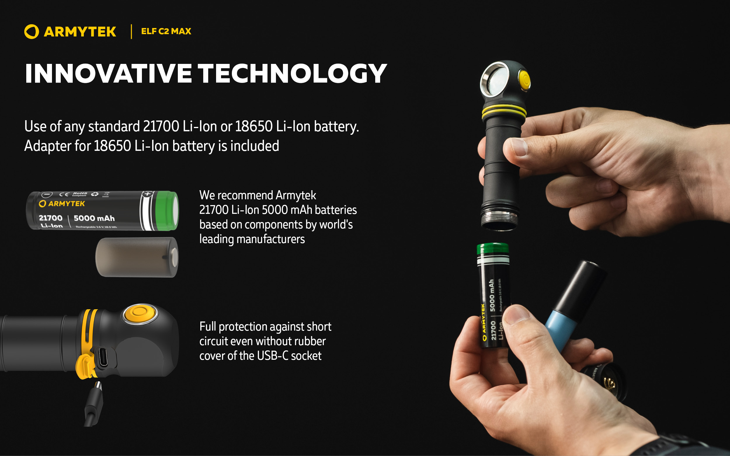 ARMYTEK Elf C2 MAX 4500LM USB-C - 16