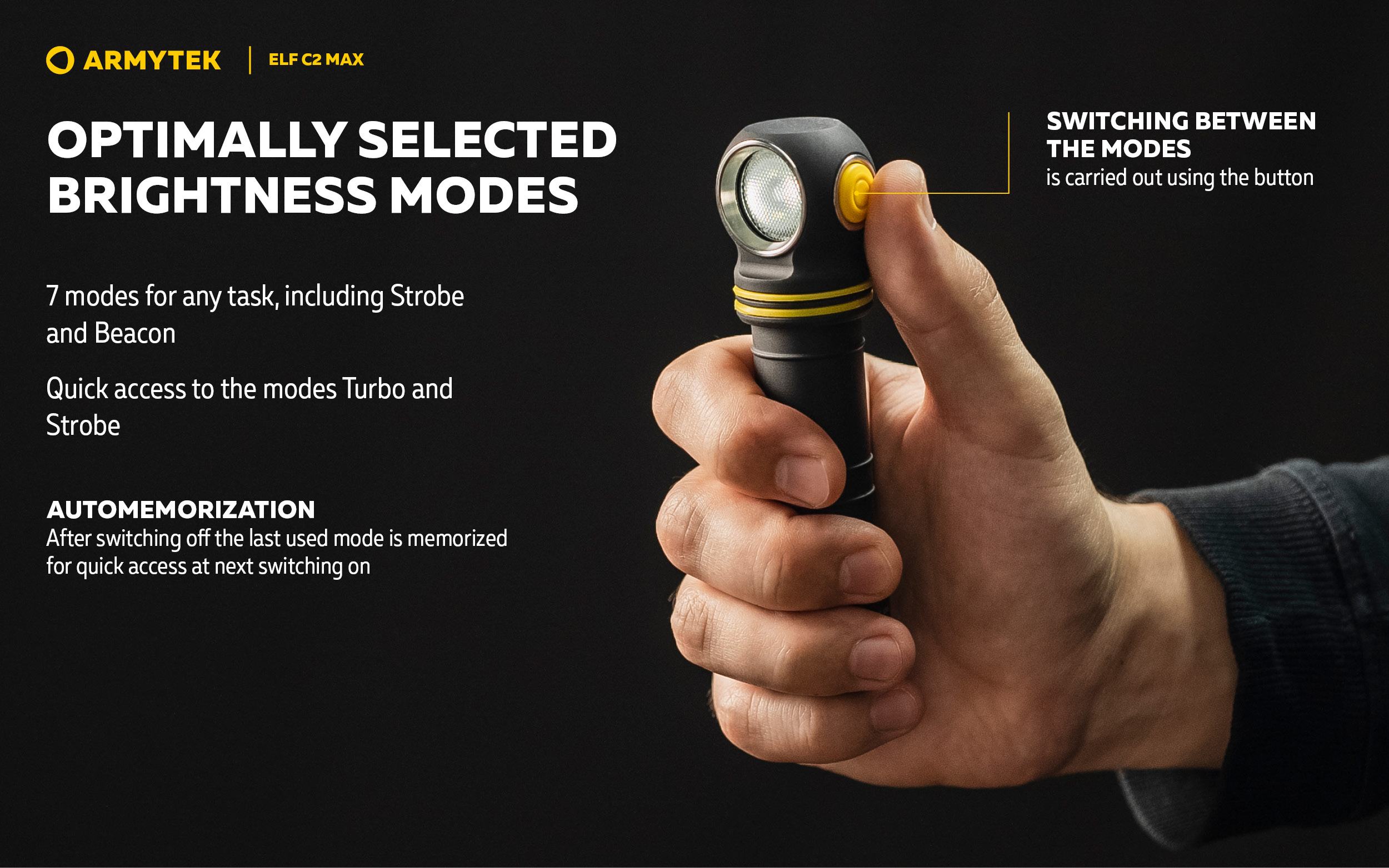 ARMYTEK Elf C2 MAX 4500LM USB-C - 15