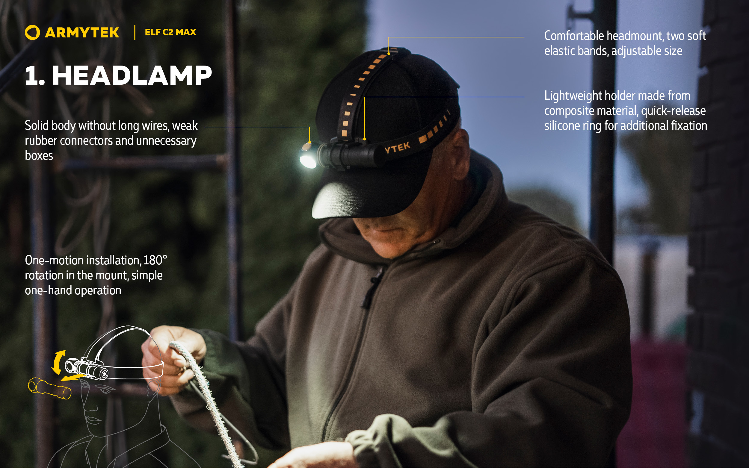 ARMYTEK Elf C2 MAX 4500LM USB-C - 6