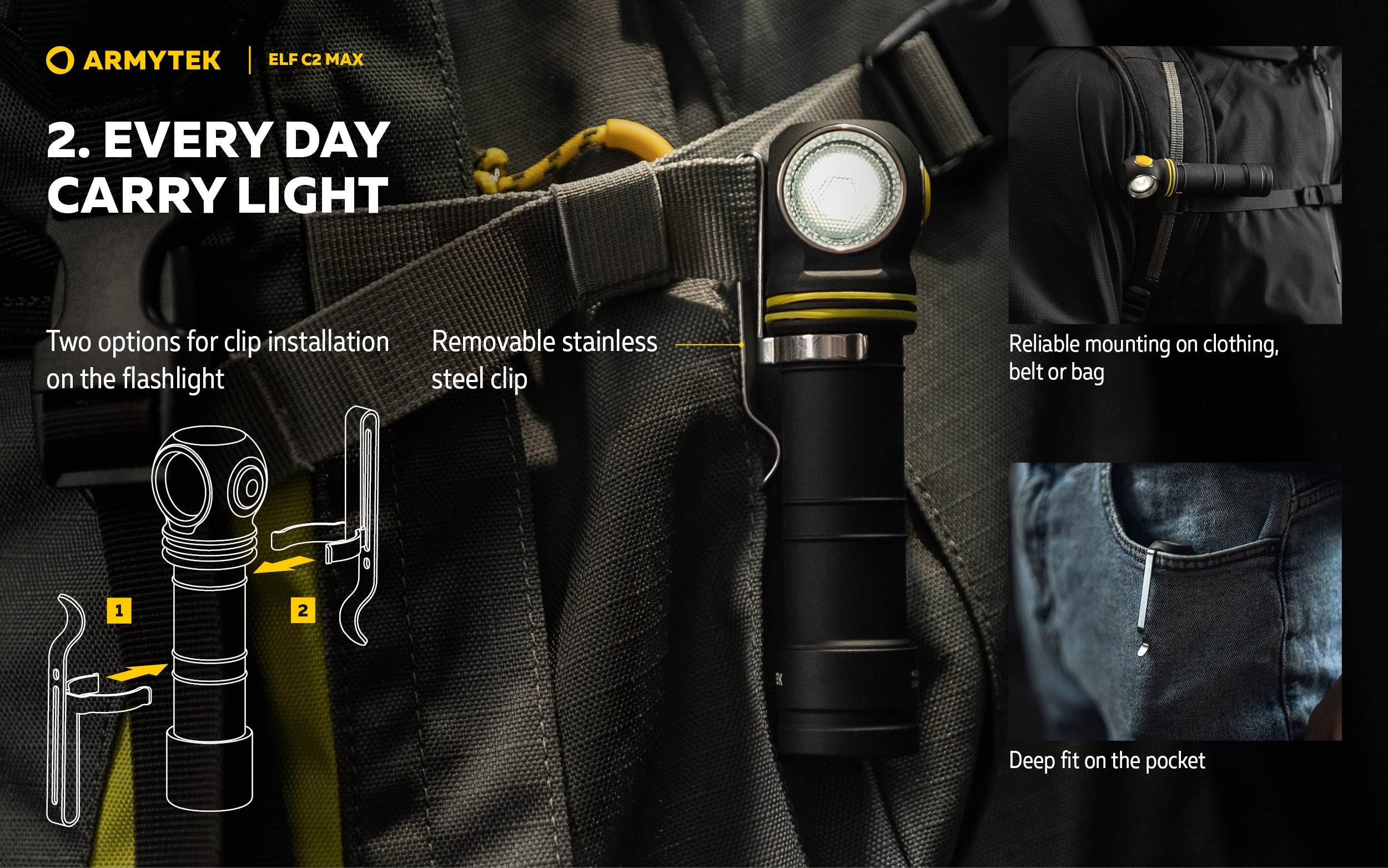 ARMYTEK Elf C2 MAX 4500LM USB-C - 7
