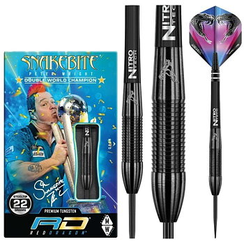 Red Dragon Peter Wright Snakebite 3 Black 22g