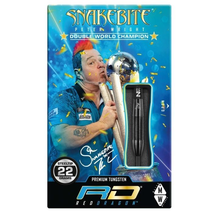 Red Dragon Peter Wright Snakebite 3 Black 22g - 6