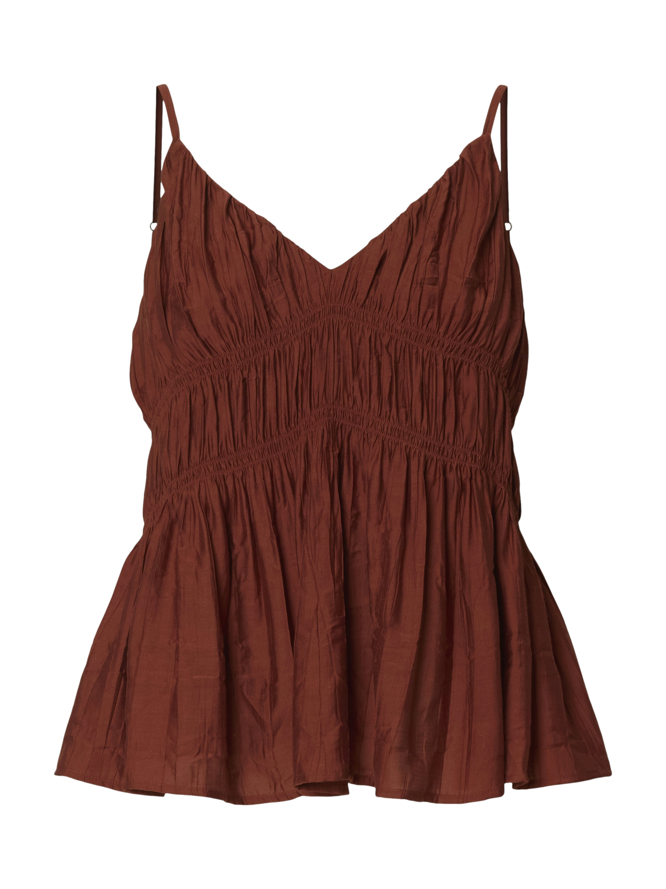 SLFJACKIE STRAP TOP B Cherry Mahogany