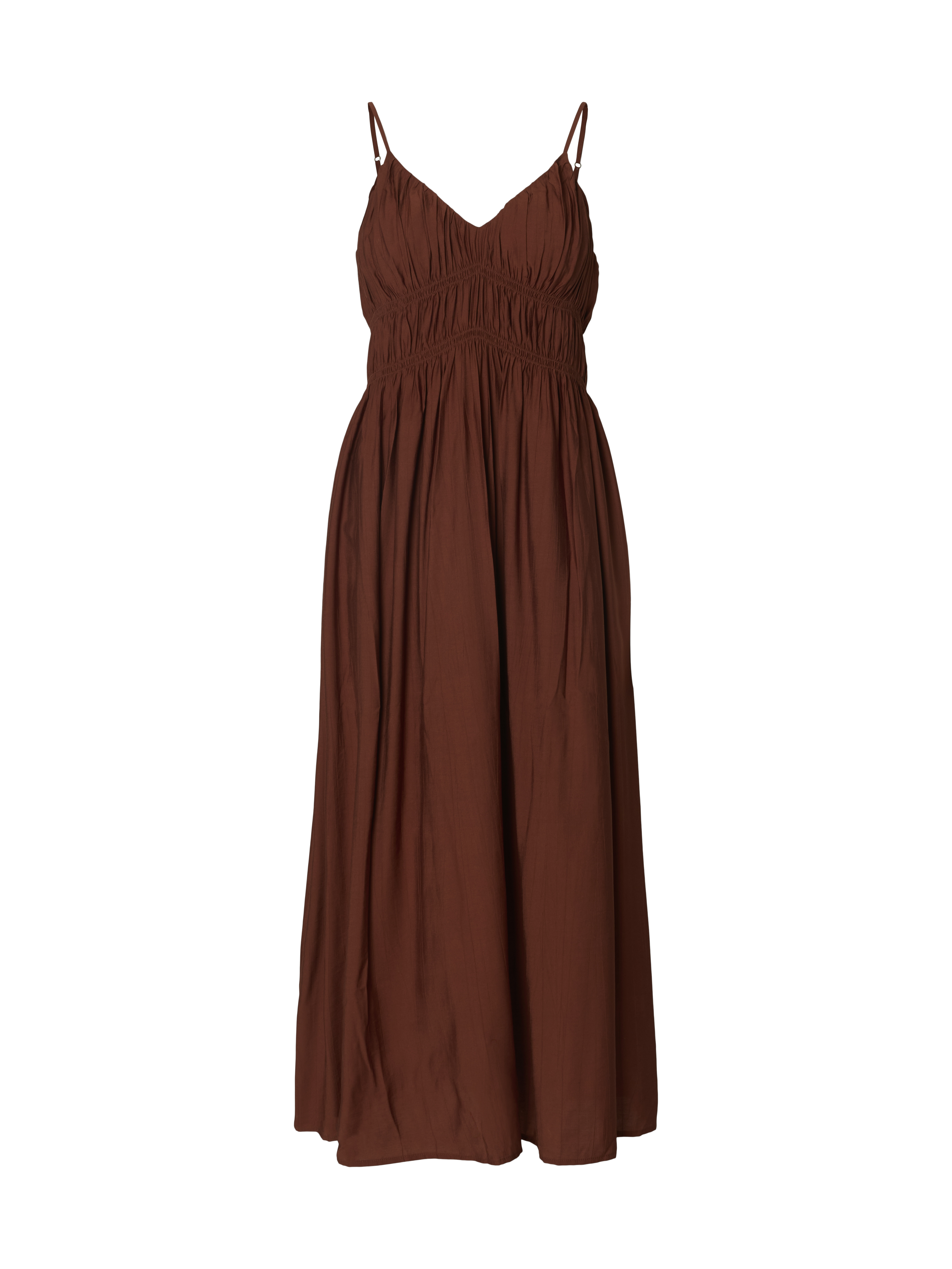 SLFJACKIE REGULAR STRAP ANKLE DRESS B Cherry Mahogany