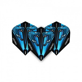 Red Dragon Peter Wright Snakebite Blue Transparent Hardcore Standard Flights