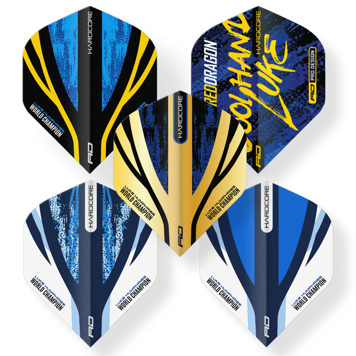 Red Dragon Luke Humphries World Champion Hardcore Flight Collection - 3