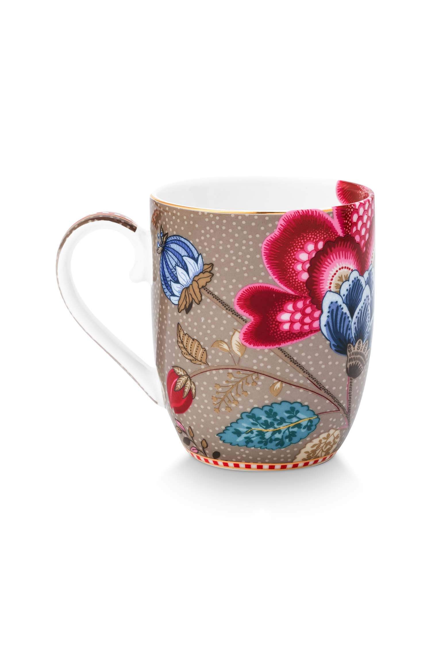 Pip Studio Mugg Blooming Tales Fantasy Khaki XL