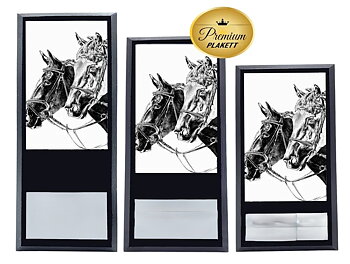 Treplakett Premium  Hest