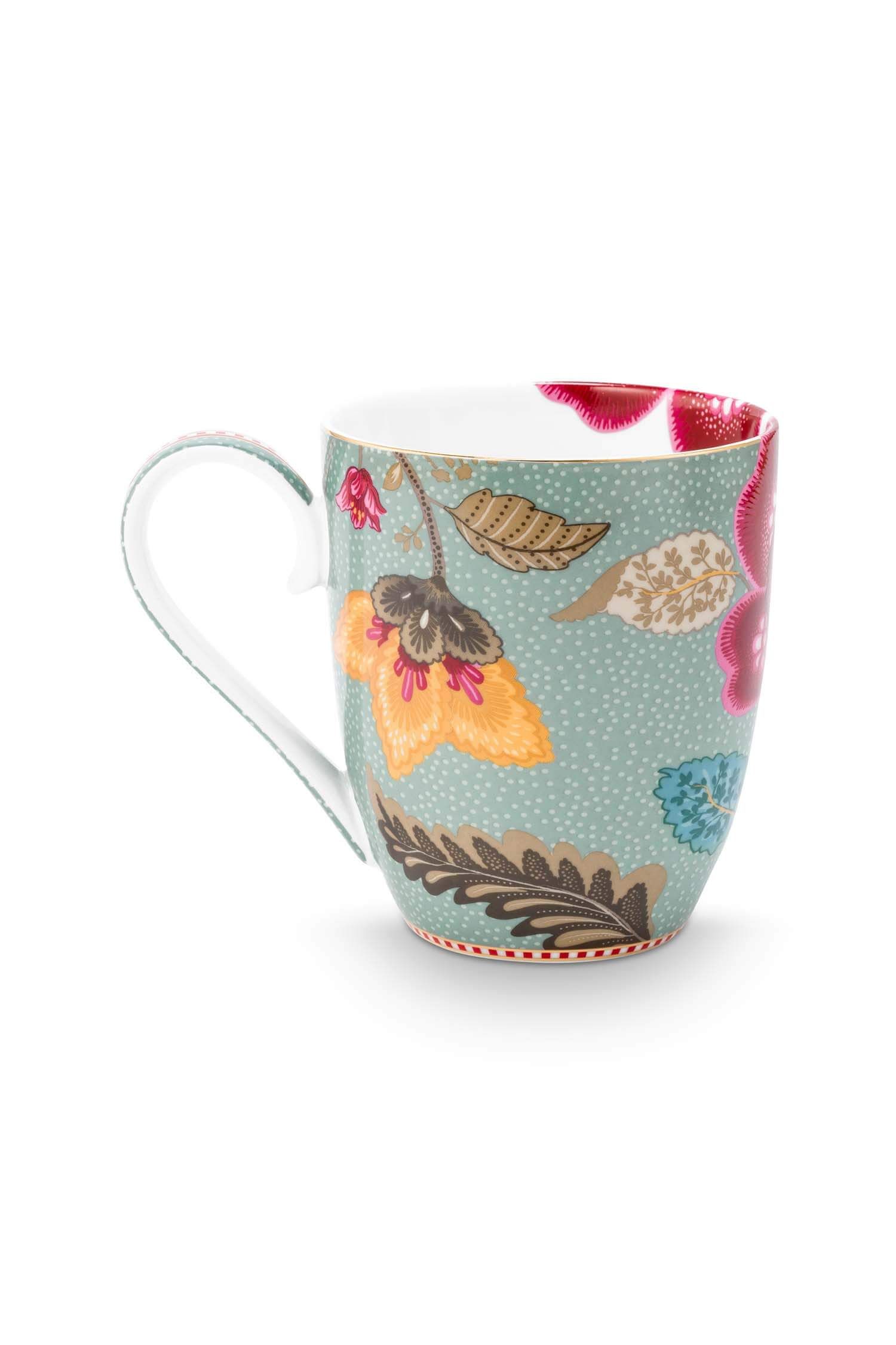 Pip Studio Mugg Blooming Tales Fantasy Blue XL - 2