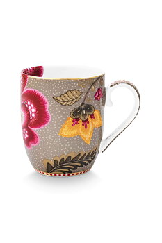 Pip Studio Mugg Blooming Tales Fantasy Khaki 