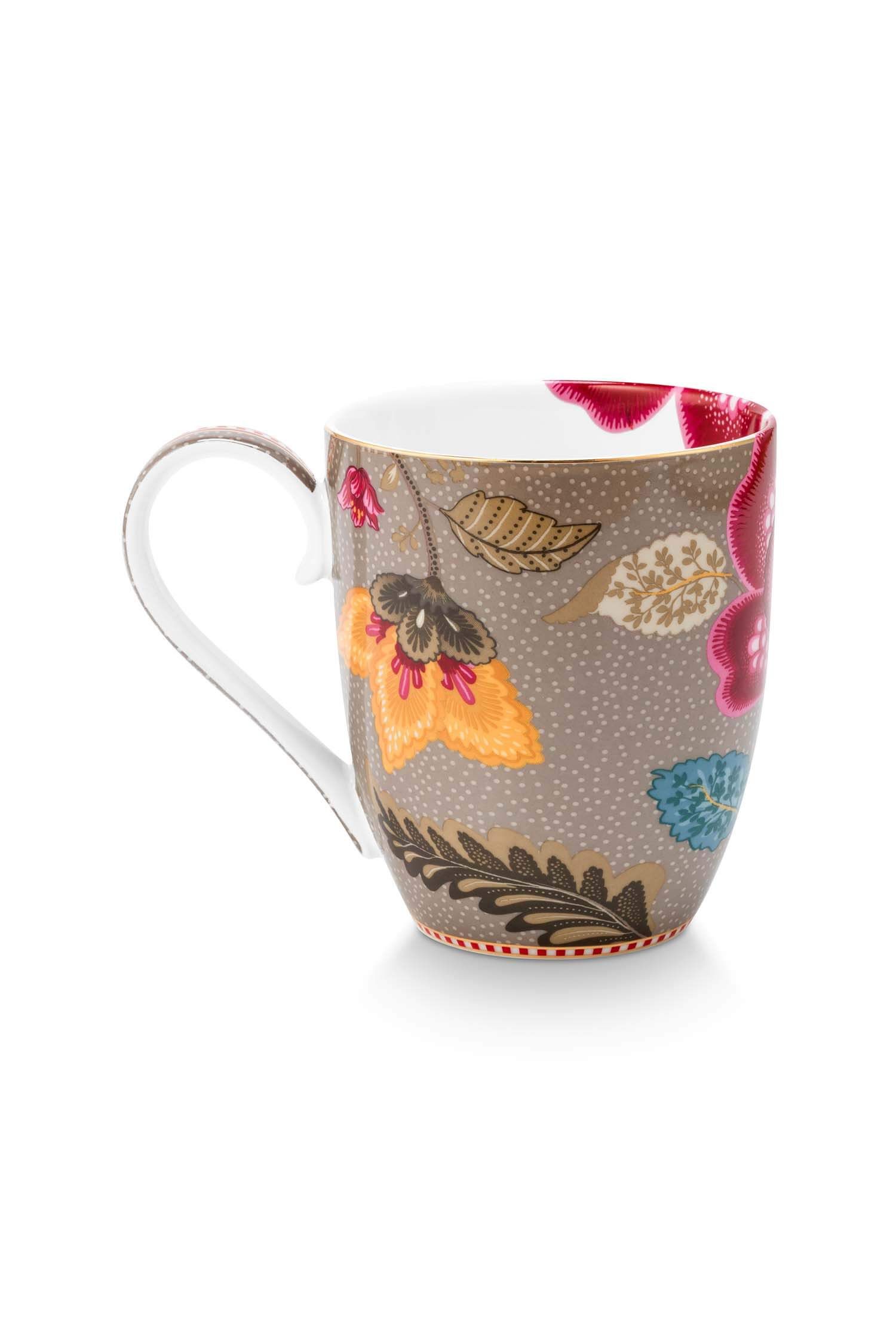 Pip Studio Mugg Blooming Tales Fantasy Khaki  - 2