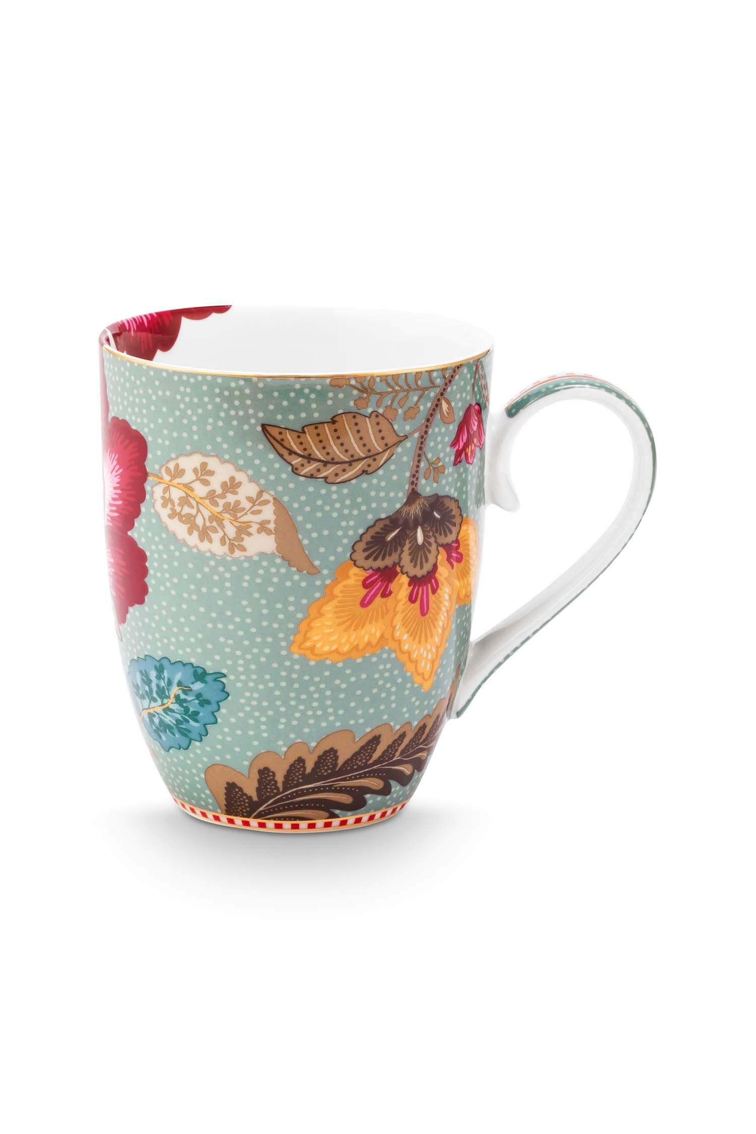 Pip Studio Mugg Blooming Tales Fantasy Blue 