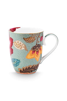Pip Studio Mugg Blooming Tales Fantasy Blue 