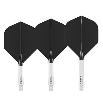 Red Dragon Nitro Flite - Integrated Flight and Shaft White & Black