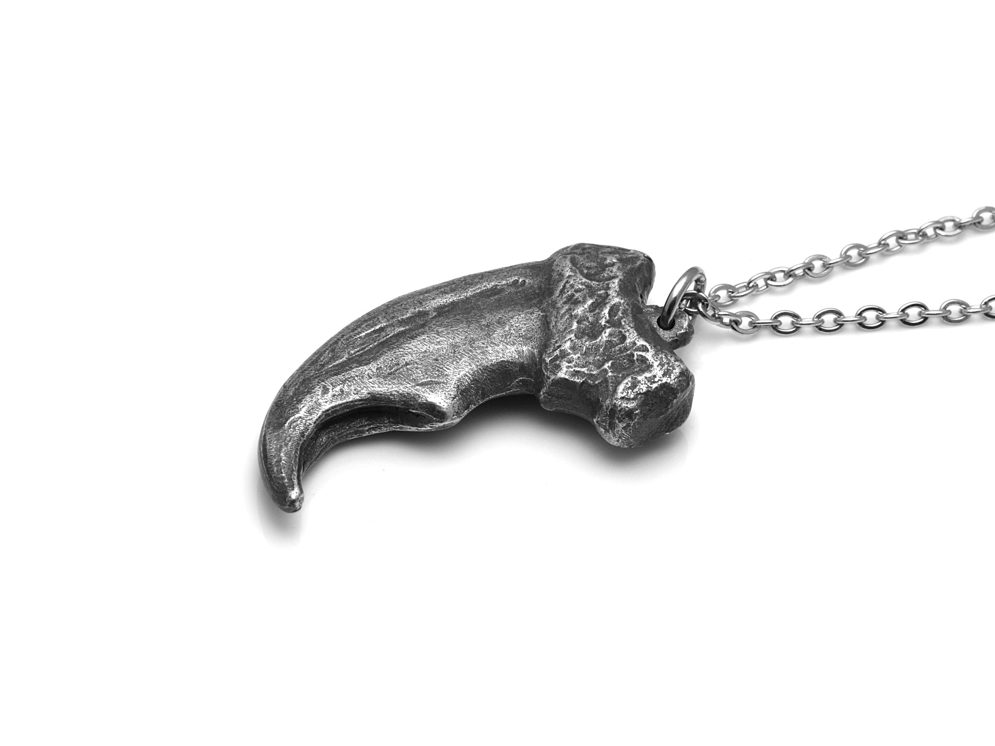 Antikoxiderad Isbjörnsklo Halsband, Björn Smycke i Tenn - 4