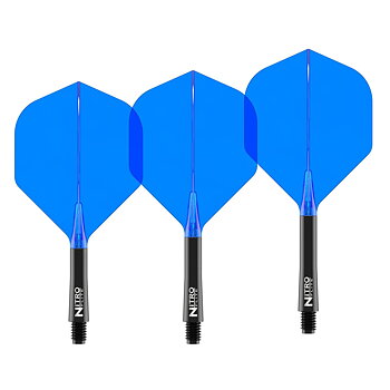 Red Dragon Nitro Flite - Integrated Flight and Shaft Black & Blue