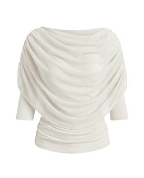 OBJDINA 24 BOATNECK CAPE TOP E TNE 26 Cloud Dancer