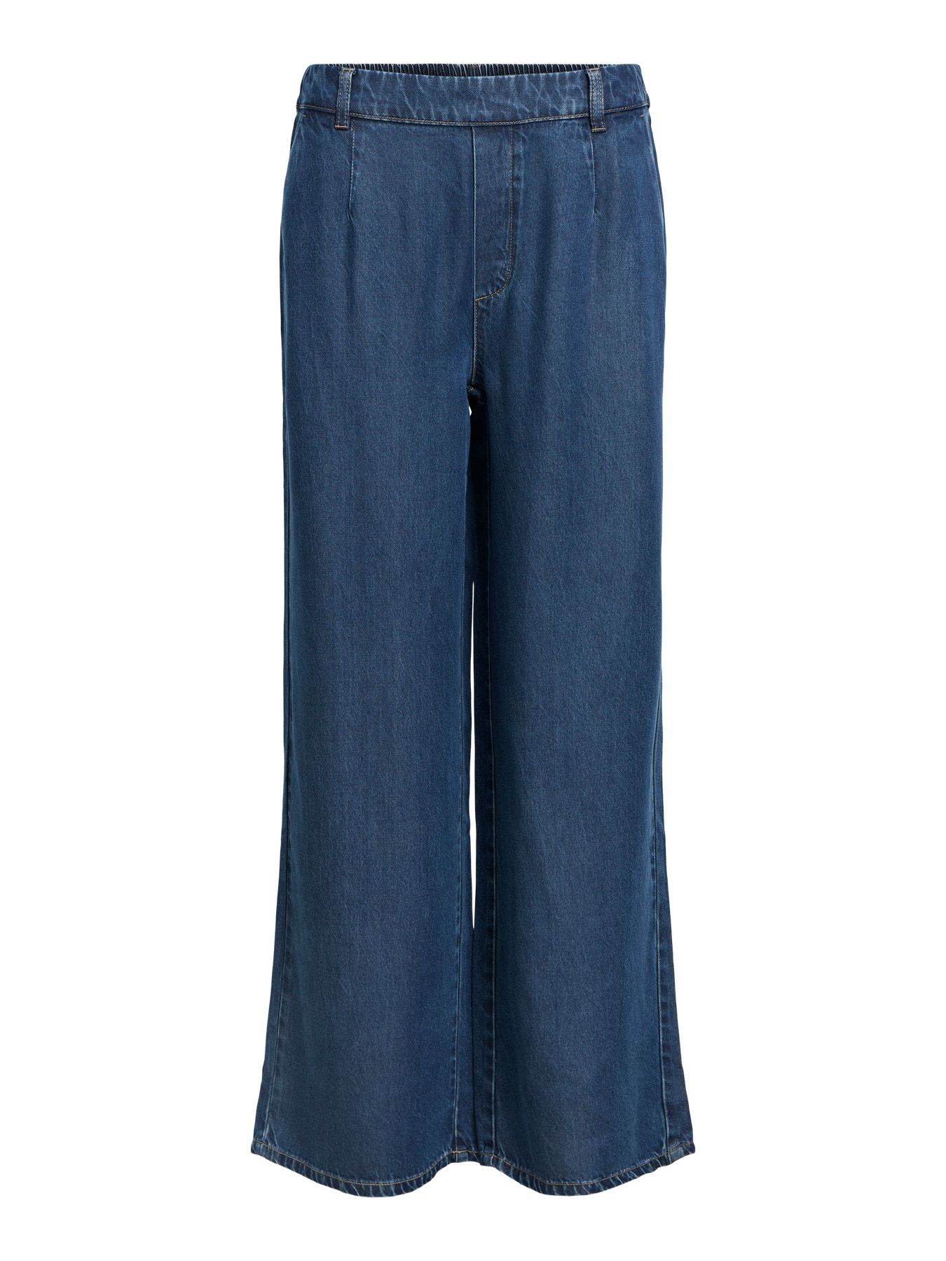 OBJFRAME LISA WIDE MW PANT NOOS Dark Blue Denim Rinse wash