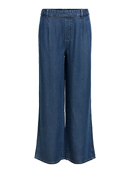 OBJFRAME LISA WIDE MW PANT NOOS Dark Blue Denim Rinse wash