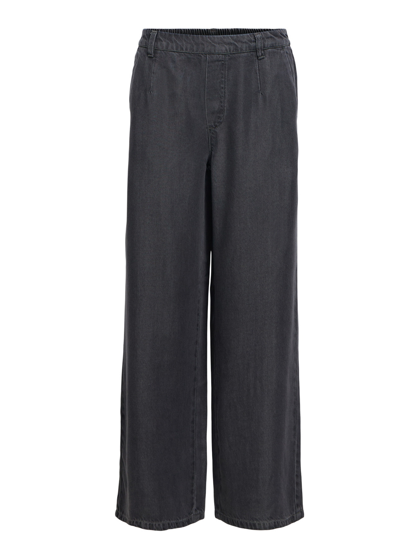 OBJFRAME LISA WIDE MW PANT NOOS Black Washed - 2