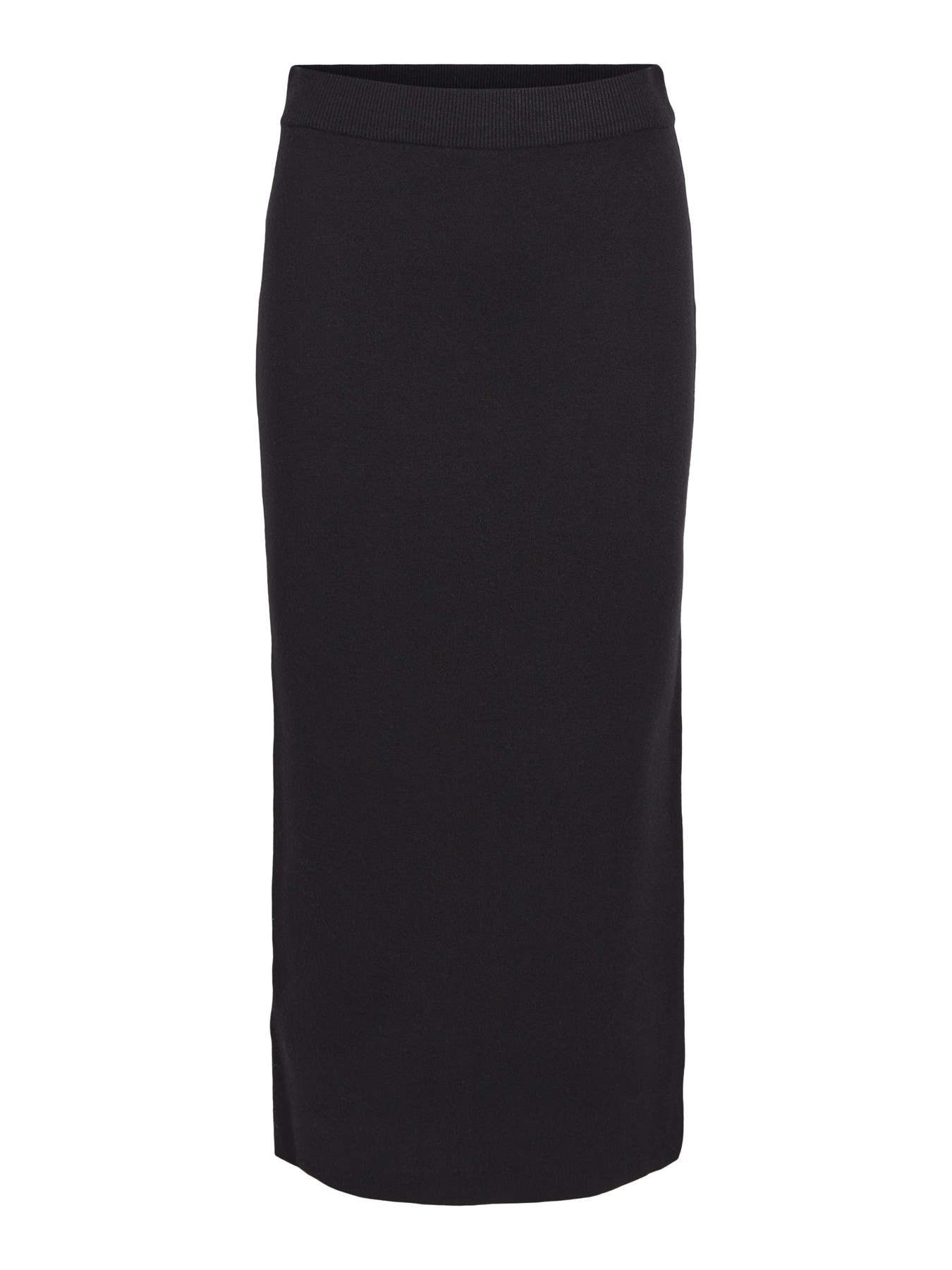 OBJREYNARD HW KNIT SKIRT NOOS Black