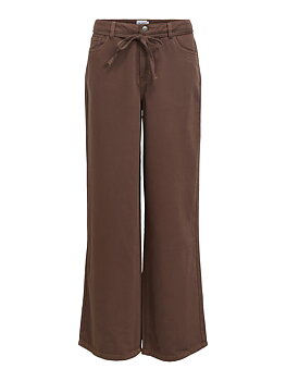OBJROSIE MW WIDE JEANS NOOS Seal Brown