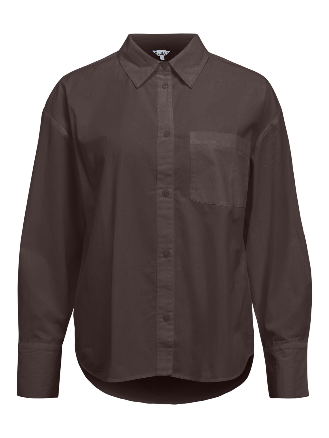 OBJZILA LS RE SHIRT NOOS Seal Brown