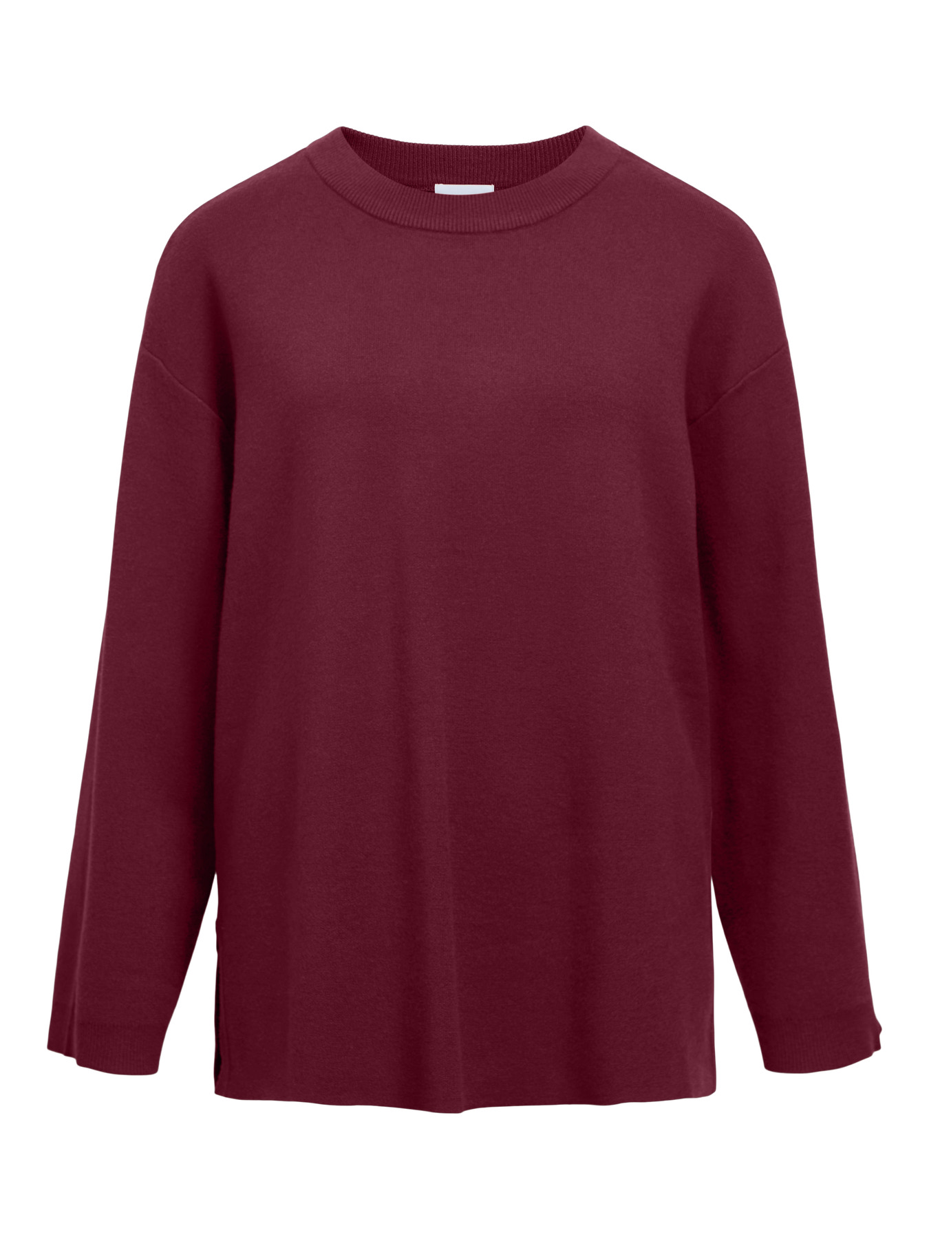 OBJREYNARD LS LO KNIT PULLOVER NOOS Windsor Wine