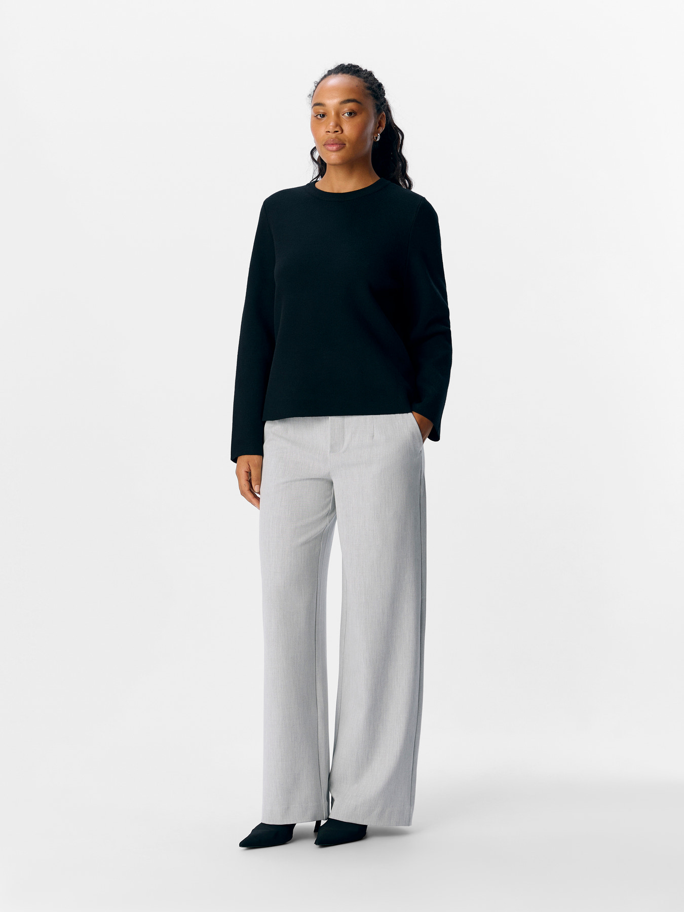 OBJREYNARD O-NECK PULLOVER NOOS Black - 4