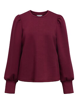 OBJANDREA RE LS O-NECK TOP NOOS Windsor Wine