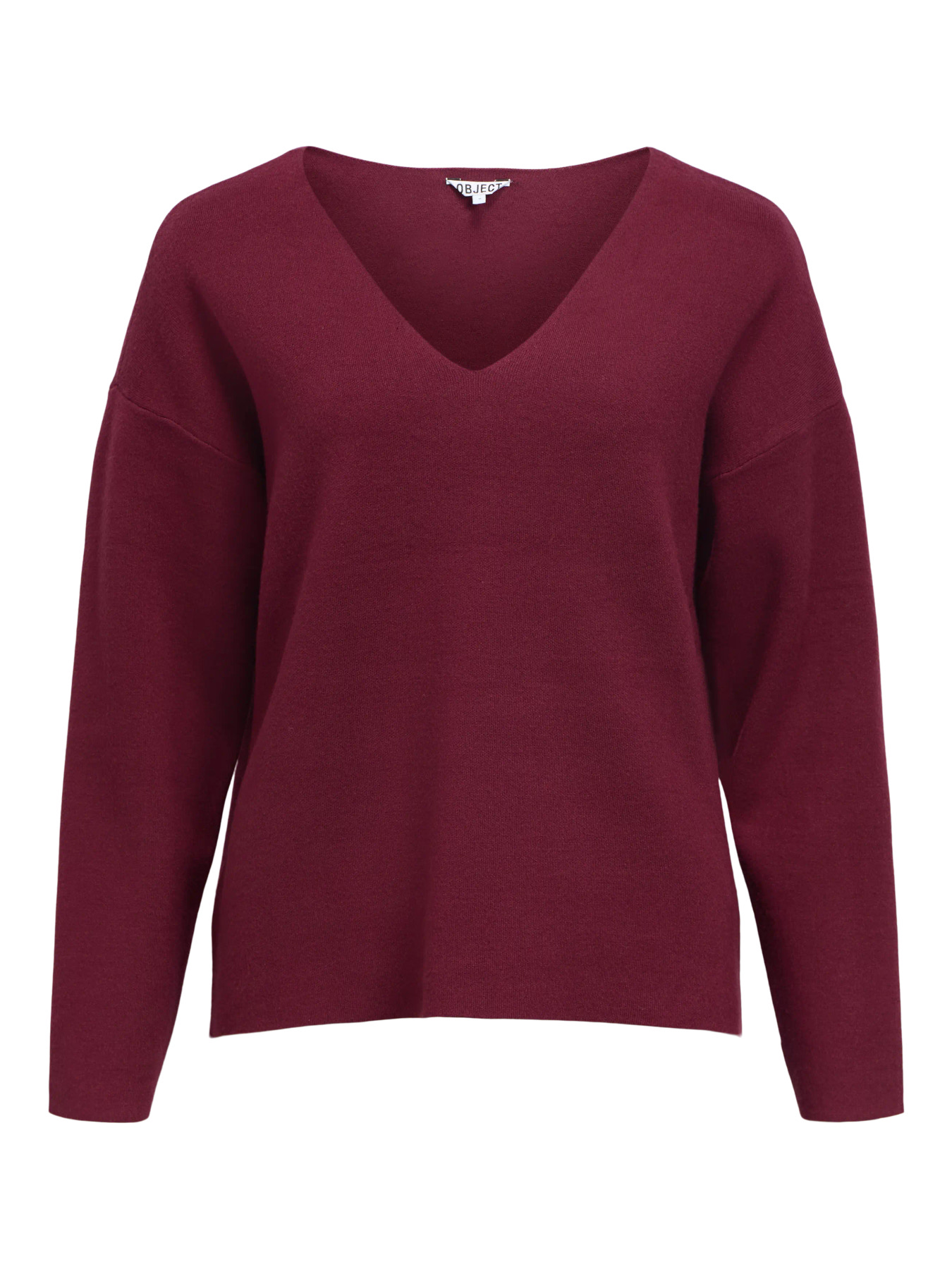 OBJREYNARD V-NECK PULLOVER NOOS Windsor Wine