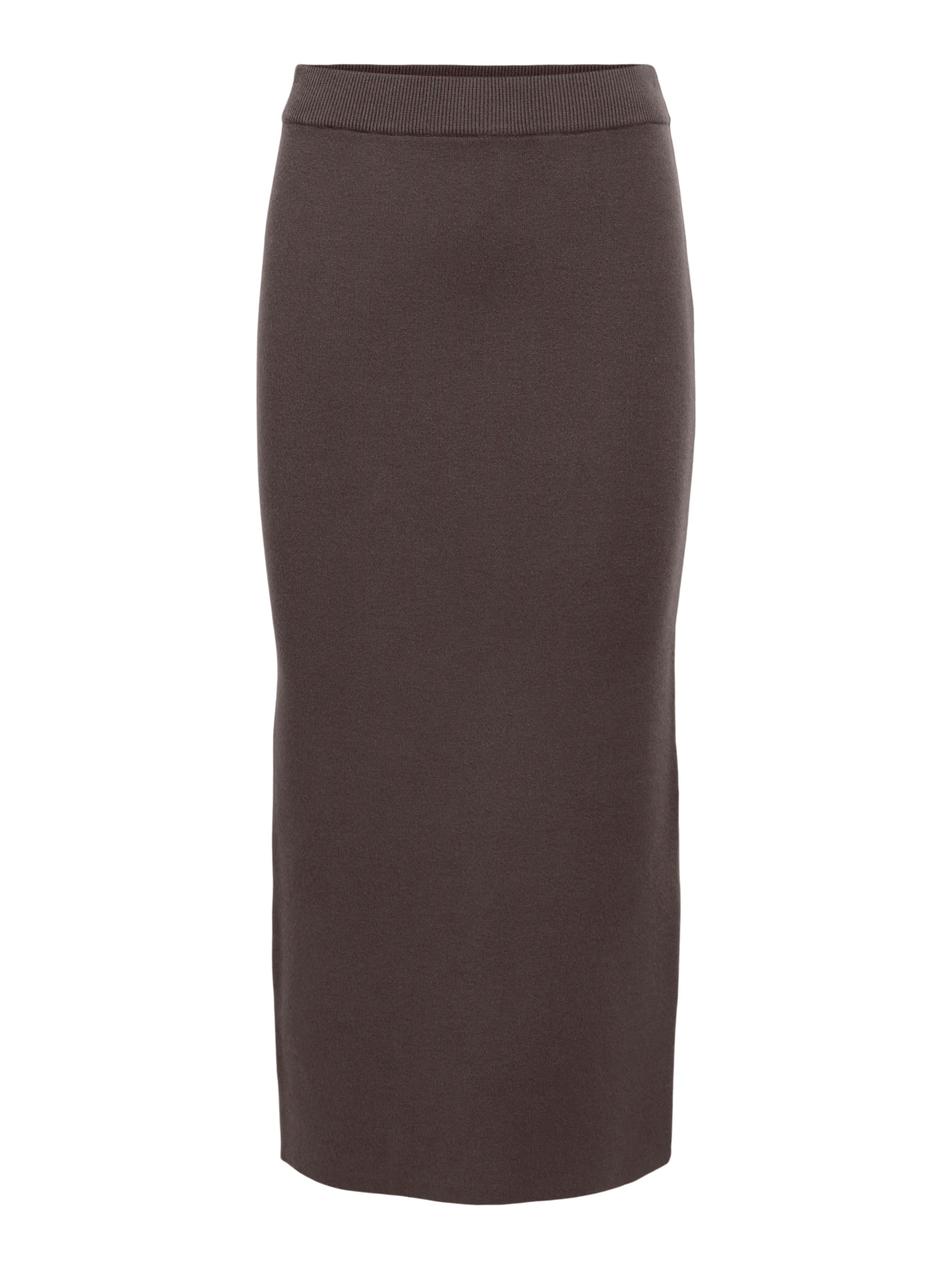 OBJREYNARD HW KNIT SKIRT NOOS Seal Brown