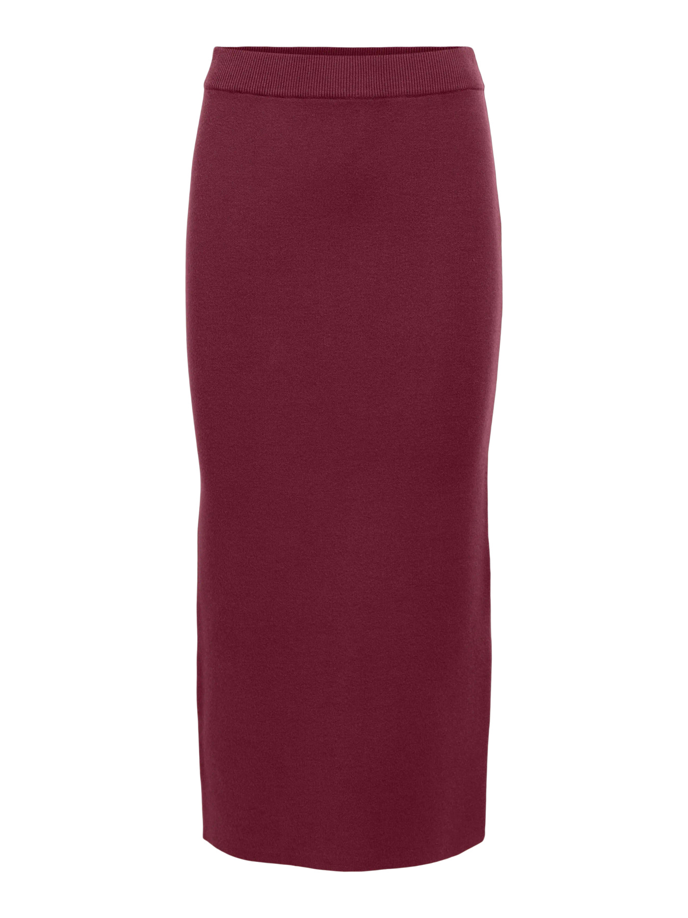 OBJREYNARD HW KNIT SKIRT NOOS Windsor Wine