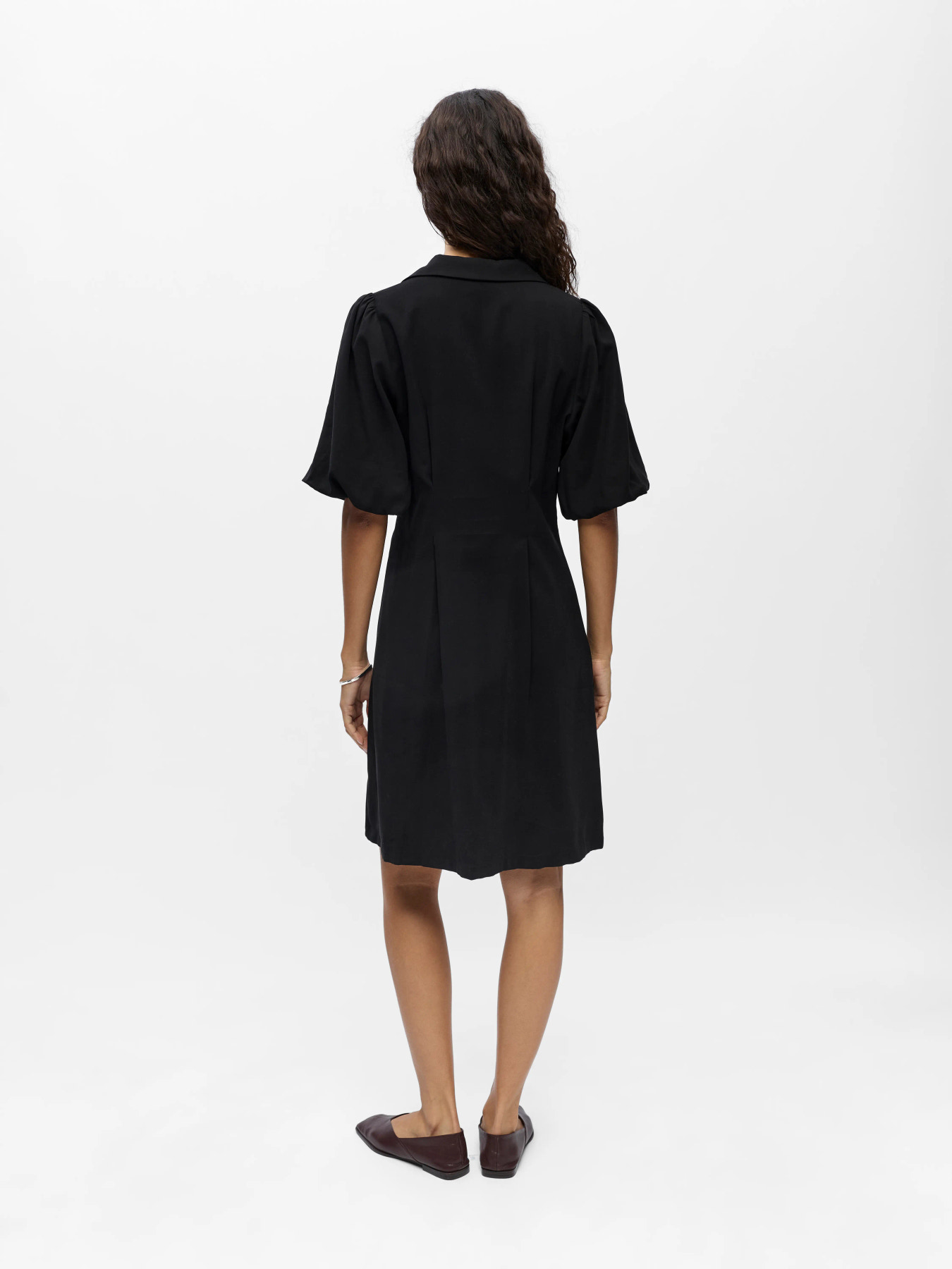 OBJFIA 24 RE SHORT SHIRT DRESS NOOS Black - 5