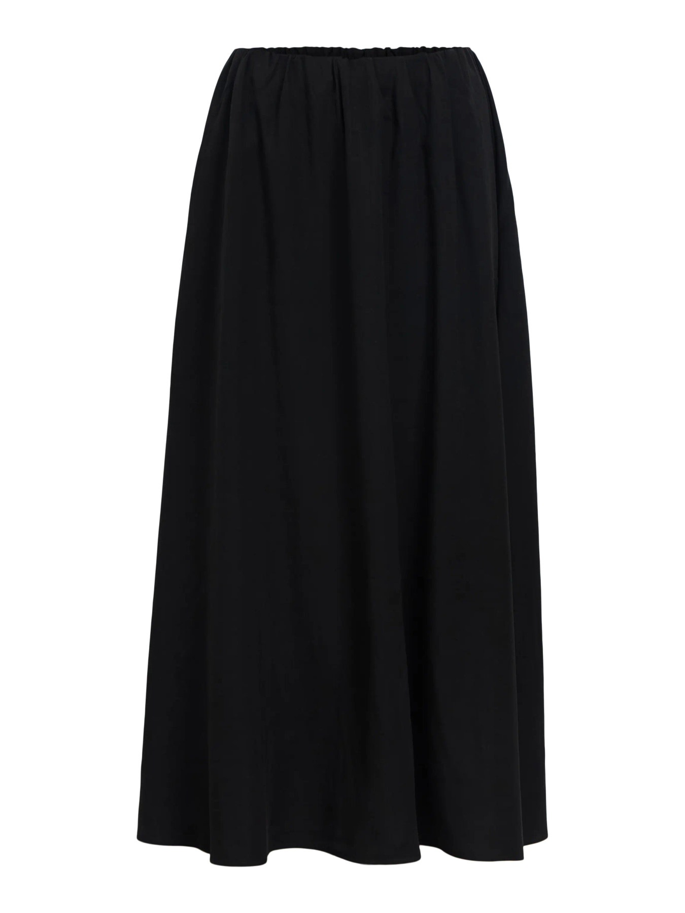 OBJFIA HW MIDI SKIRT DIV Black