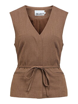 OBJLISA RE TIE WAISTCOAT NOOS Carafe Melange