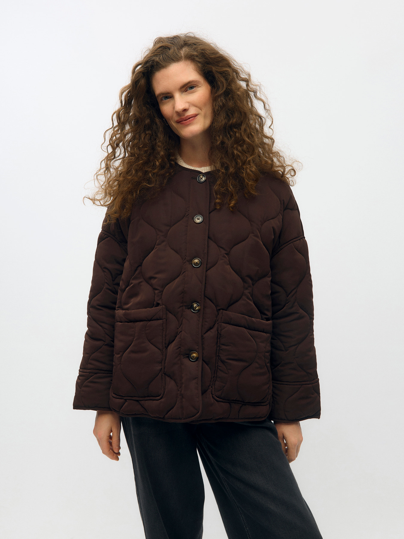 OBJALLIE LS LO QUILTED JACKET NOOS Java - 4