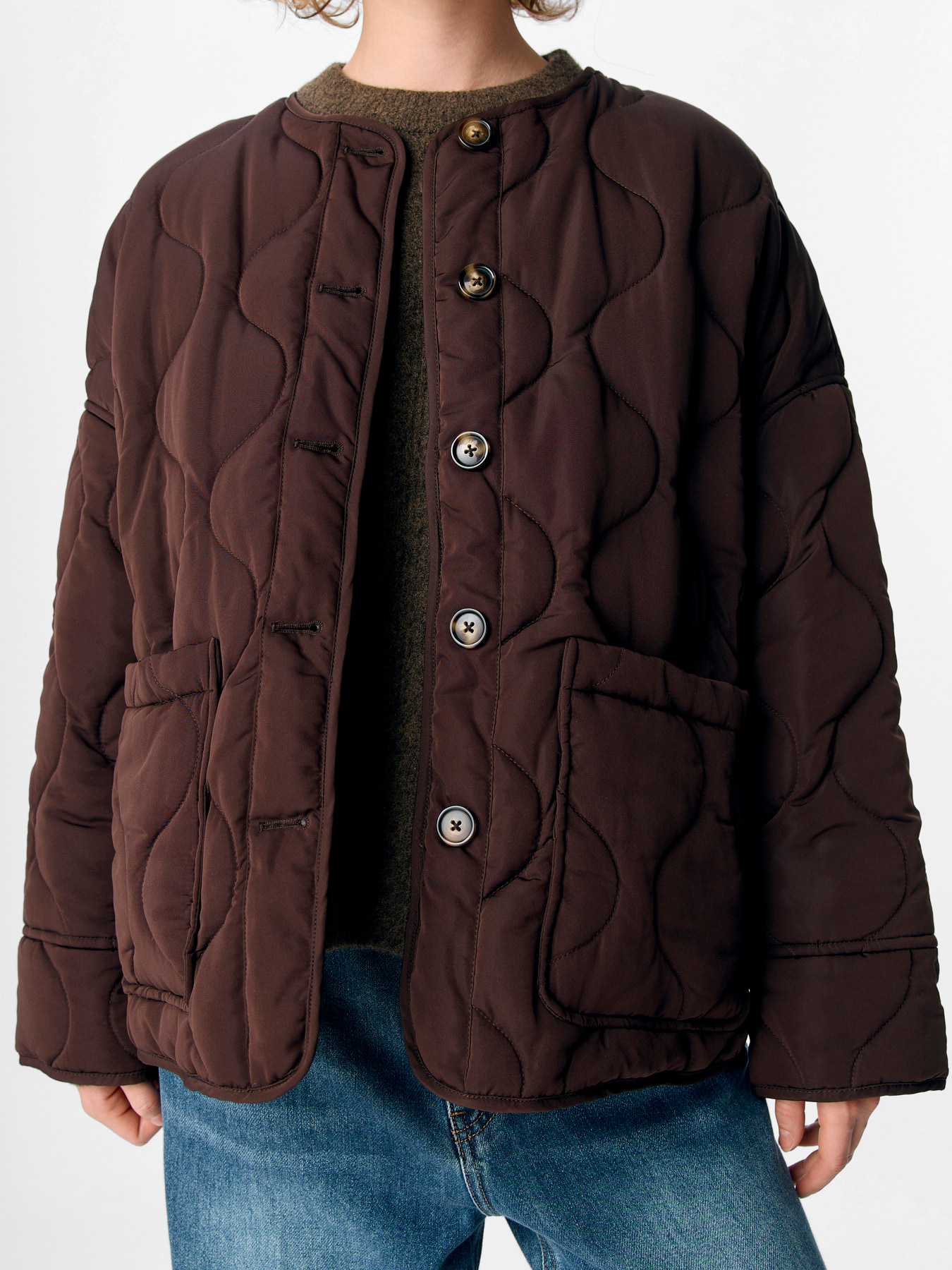 OBJALLIE LS LO QUILTED JACKET NOOS Java - 5