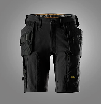 Stretchshorts med hölsterfickor Snickers