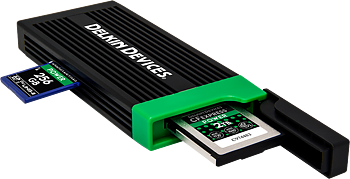 Delkin Cardreader CFexpress Type B & SD UHS-II