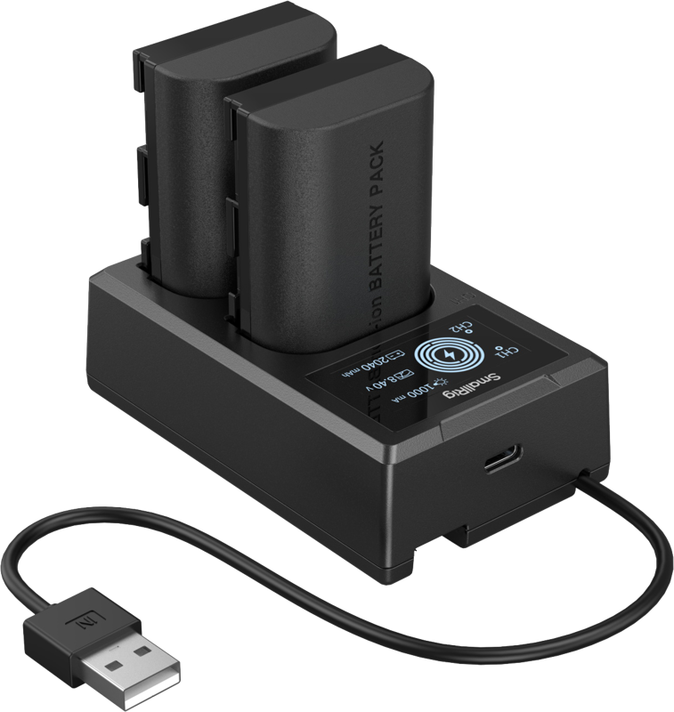 SmallRig Camera Battery and Charger Kit for Canon LP-E6P