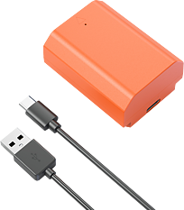 SmallRig NP-FZ100 USB-C Rechargeable Camera Battery Orange