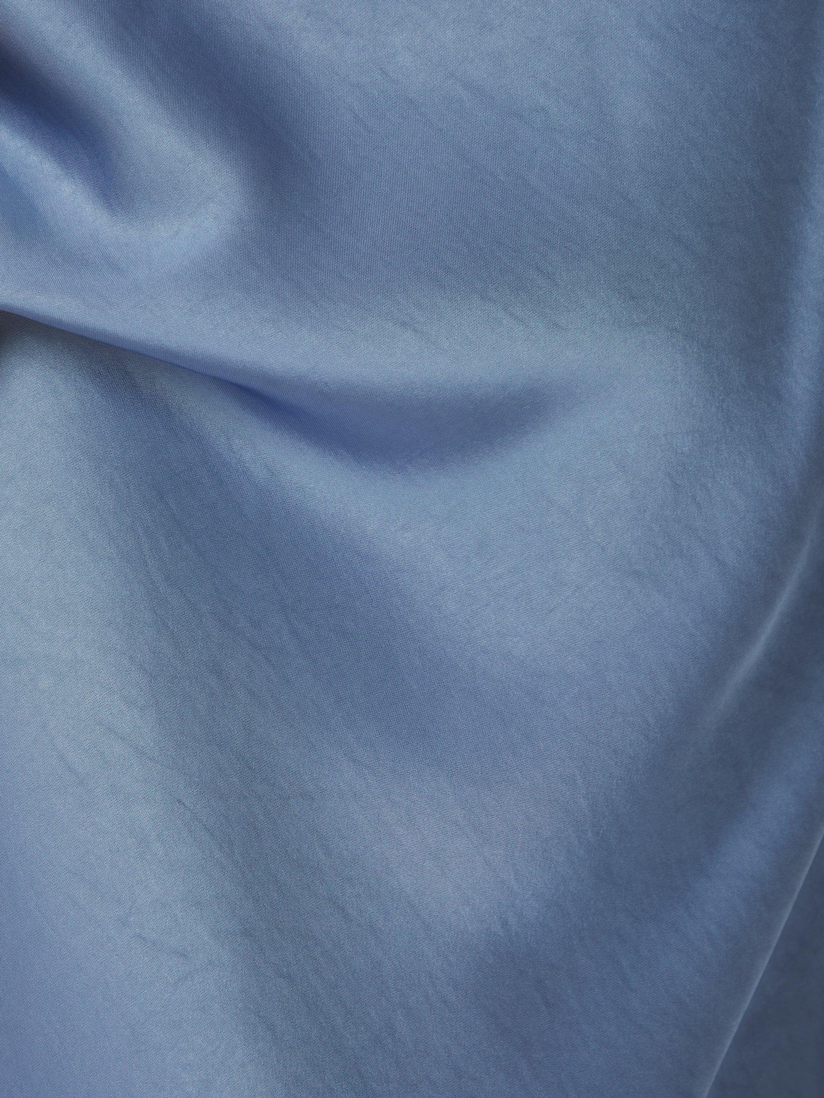 Vicky Heavy Sateen Skirt Smoke Blue - 6