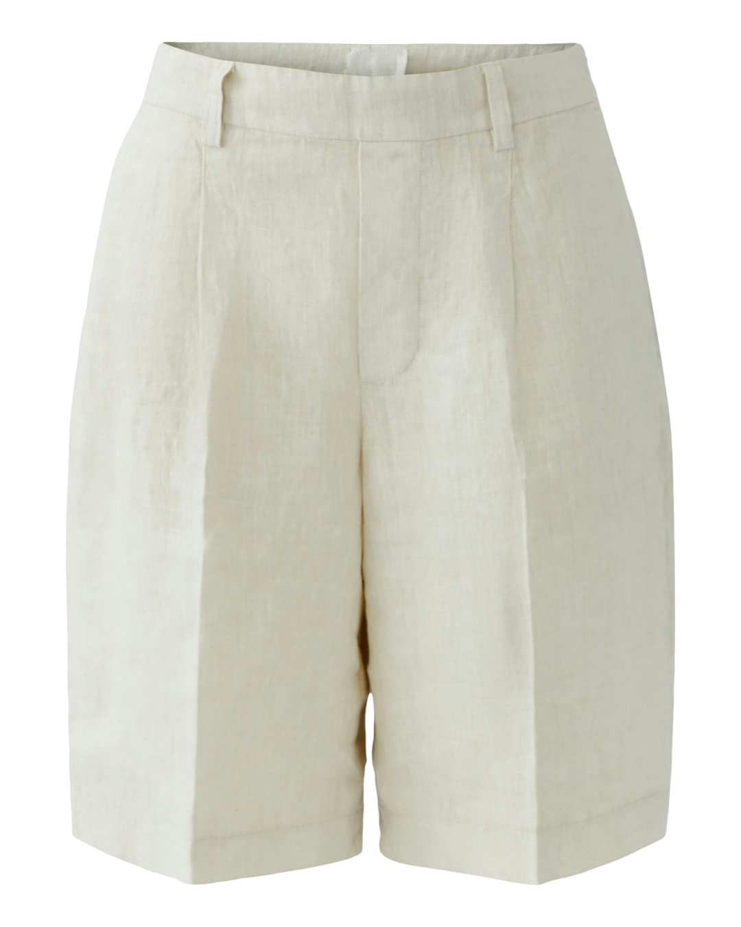 Linneshorts bermuda biscuit ljusbeige - 7
