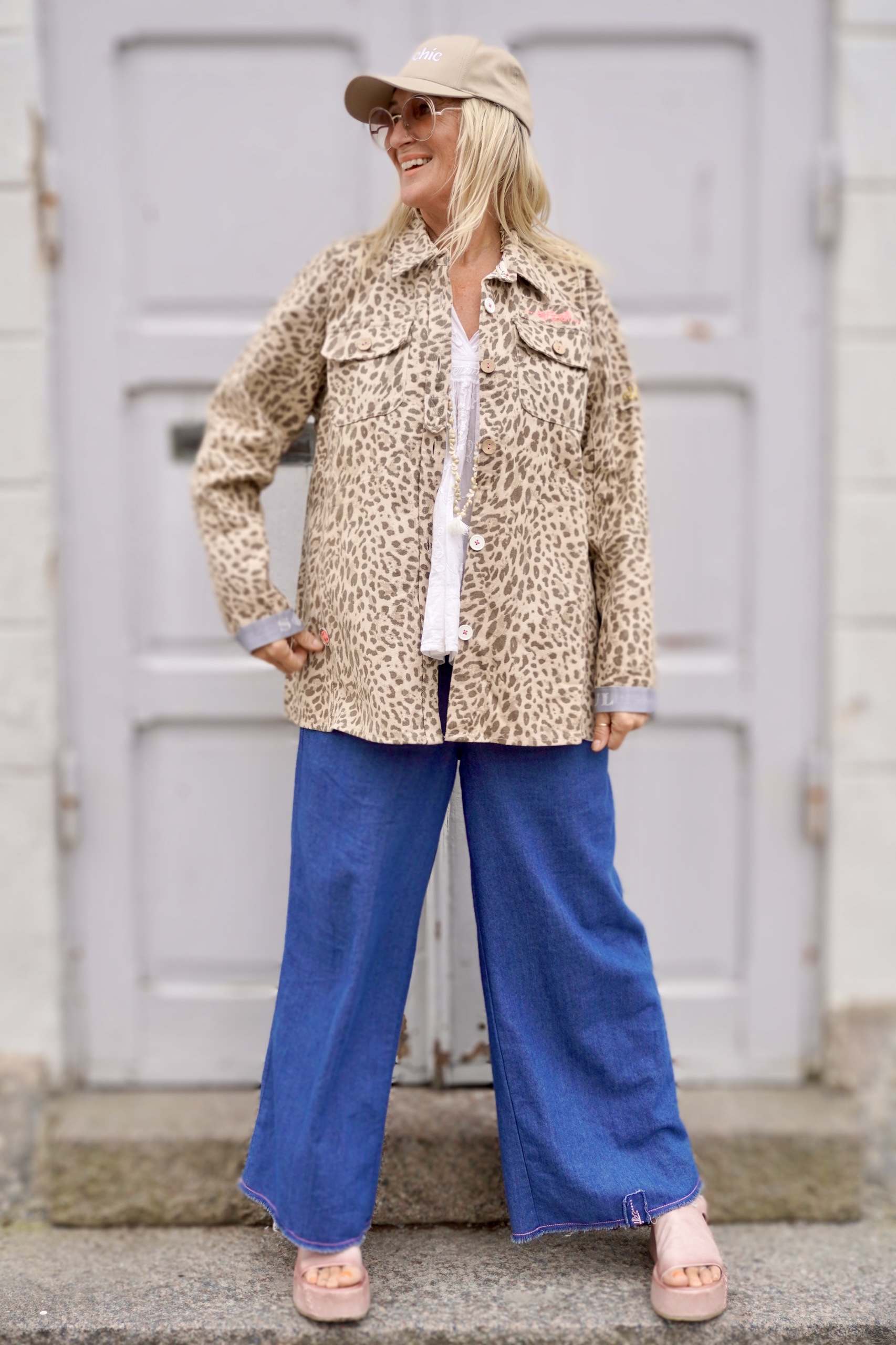 SOUL SHORT CANVAS JACKET COCO LEO BEIGE  - 5