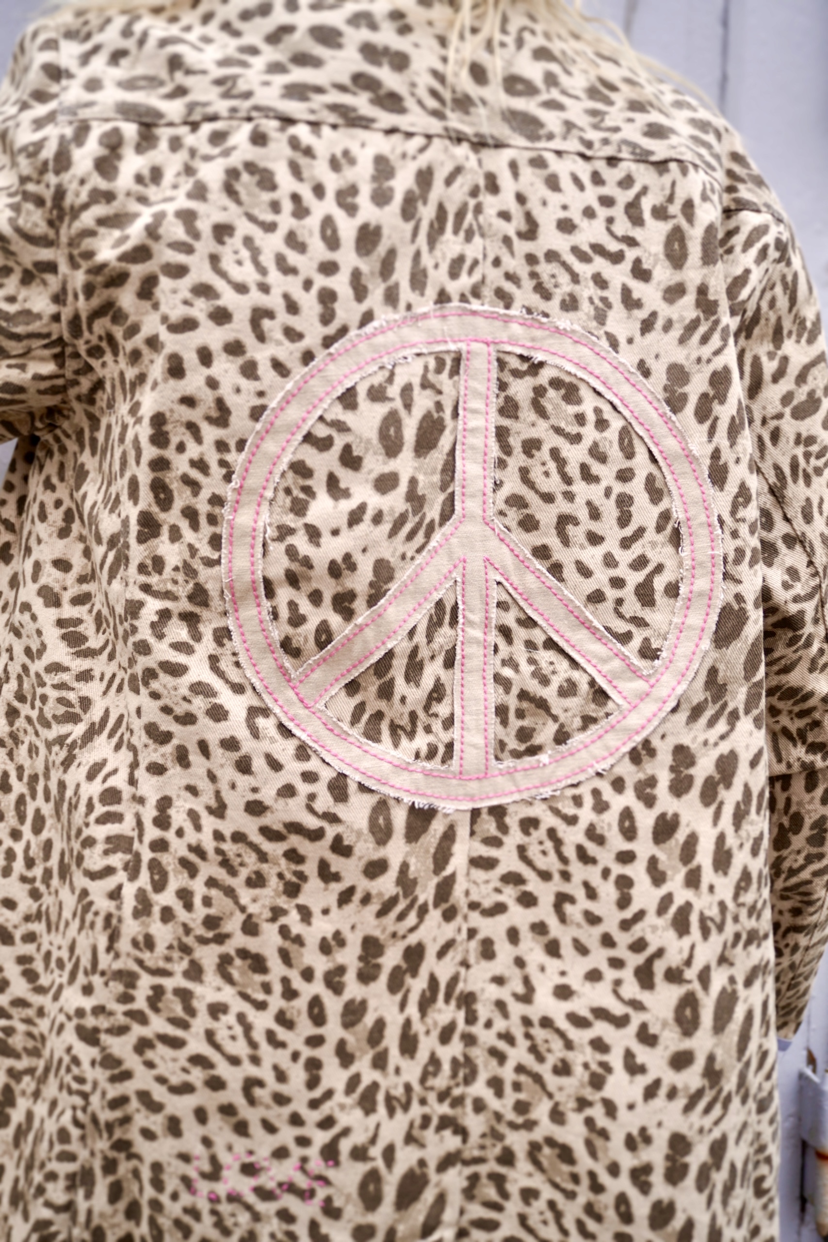 SOUL SHORT CANVAS JACKET COCO LEO BEIGE  - 8