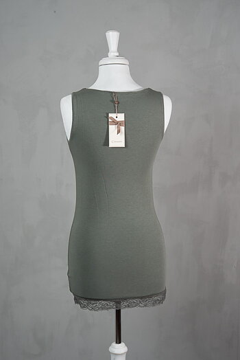 Cream - Camille Top Vintage Army