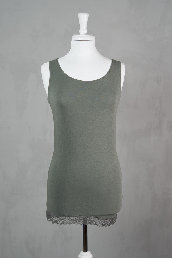 Cream - Camille Top Vintage Army