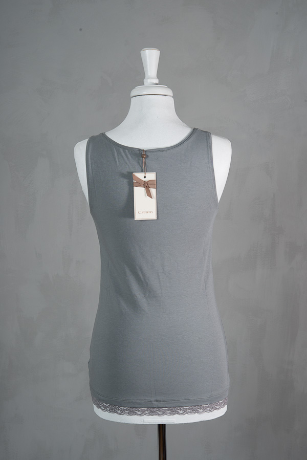 Cream - Camille Top Grey Sky - 2