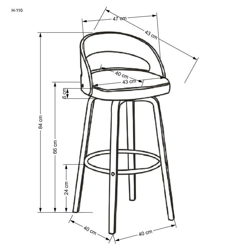 Barstol H110 - 6